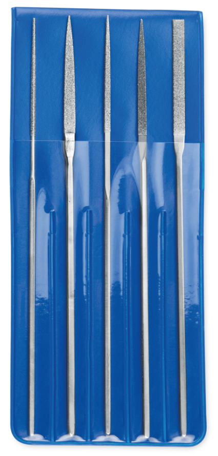 JUEGO DE 5 MINI LIMAS DE DIAMANTE GRANO 120, Modelo/Model: V74405/SET5120, Marca/Brand: Meusburger