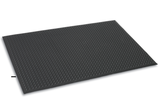 Tapete individual ERGOMAT NITRO 2"x3" bisel en todo el contorno. Especialmente diseñado para la industria alimentaría y meta-lúrgica. Este tapete es resistente a los aceites, así como a muchos líquidos alcalinos o ácidos, de igula forma es resis-tente a virutas de fundición hasta a 600°C, Modelo/Model: ENT0203, Marca/Brand: Lean Tools
