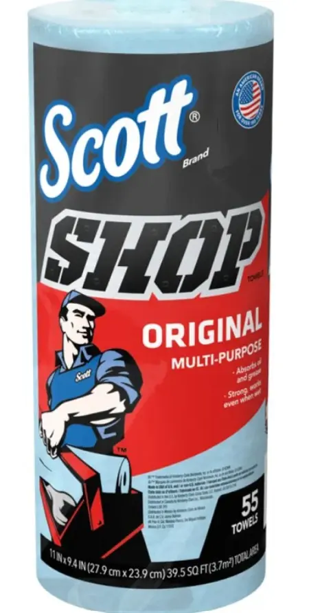 Rollo Toalla Scott Shop Absorbente Servitoalla Multi Uso 55 Hojas