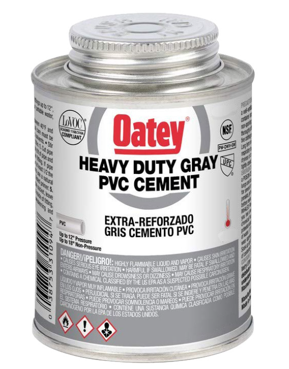 [240524114745] PEGAMENTO PVC EXTRAREFORZADO GRIS 946ML, Modelo/Model: ETIQUETA GRIS, Marca/Brand: OATEY
