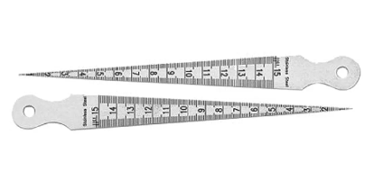 Regla conica, 1-15mm