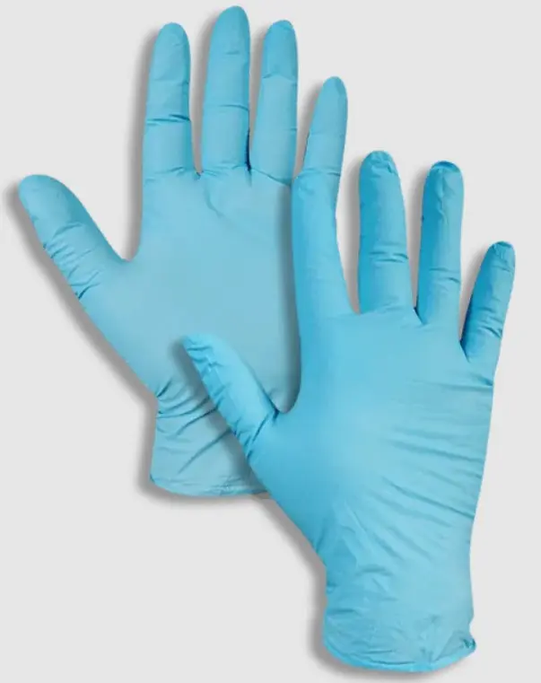 Guante de nitrilo libre de polvo, TALLAS: ECH, CH, M, G, EG, XXL, caja con 100 pz, Modelo/Model: GC-001, Marca/Brand: Gisa Chem