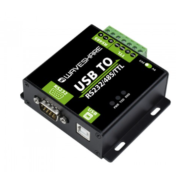 CONVERTIDOR DE INTERFAZ USB A RS232/485/TTL FT232RL/CH343G, AISLAMIENTO INDUSTRIAL, MARCA/BRAND: WAVESHARE 
