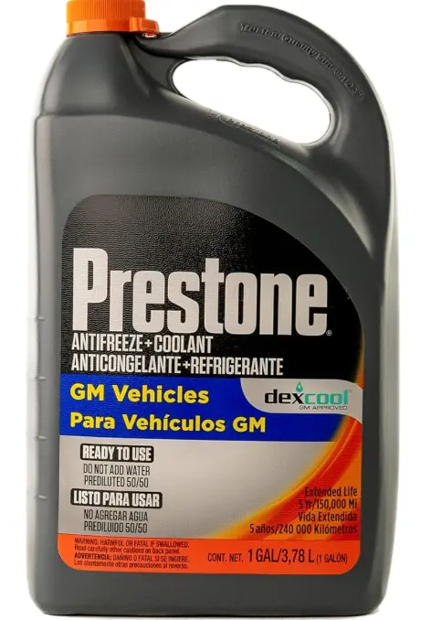  ANTICONGELANTE Naranja AnPrestone GM Dex-Cool 50/50 1GL (3.78L).