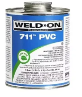 Pegamento para pvc, Weld-on, HC12840, gris 956 ml