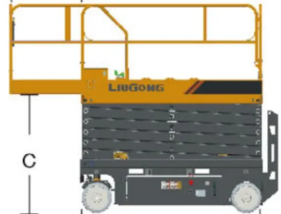 Scissor lift Liugong S4046E