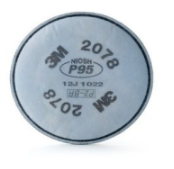 filtro para partículas marca/Brand:3M, modelo/model: 2078, vapores organicos y gases acidos,P95
