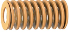 resorte amarillo marca/Brand; misumi, modelo/ model: SWF18-65