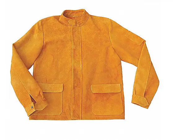 chamarra de carnaza para soldador talla xl 