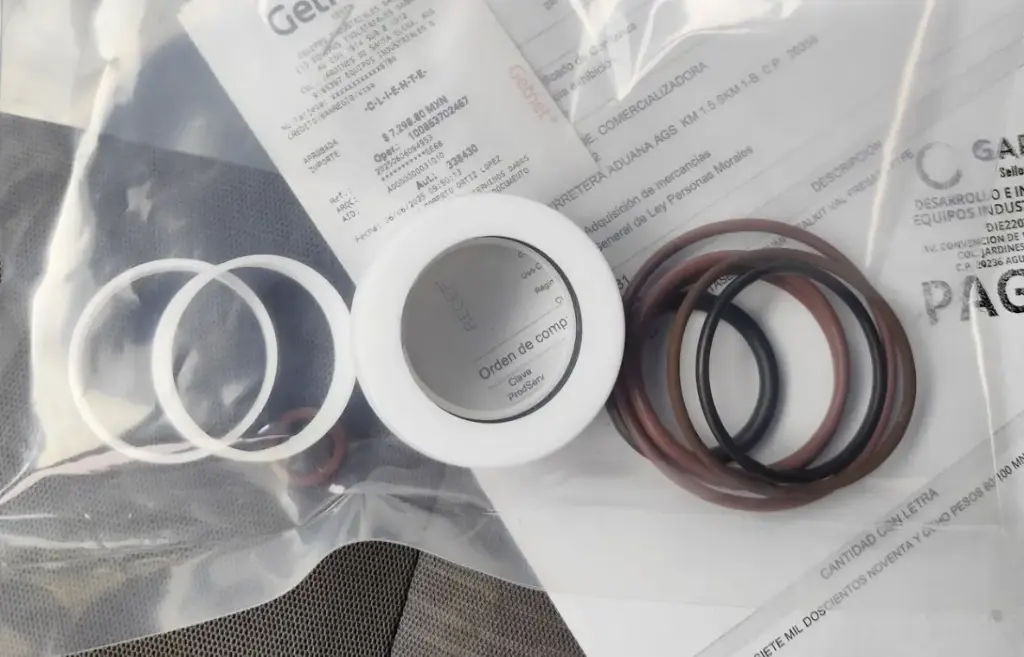Kit de sello de bomba de válvula fresada de PTFE