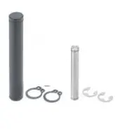 pines de bisagra misumi SCCGH6-20, Con ranura para anillos de retención