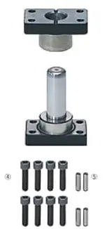 JUEGO GUIA SIMPLE SIN ACEITE MARCA MISUMI, MODELO MYZP32-160 