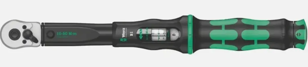 Click-Torque 10-50 Nm, B 1, Torque Wrench, with Reversible Ratchet, 3/8", Wera 