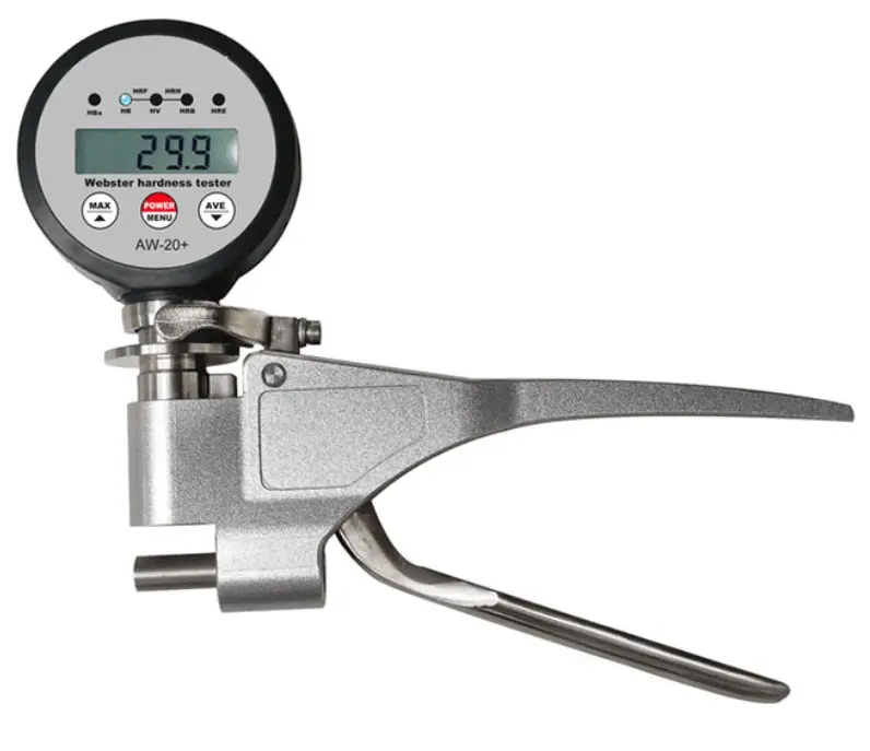 Webster Hardness Tester for Soft Brass, red Copper with Thick 0.6-6mm, Inner Diameter >10mm, AW-BB75 