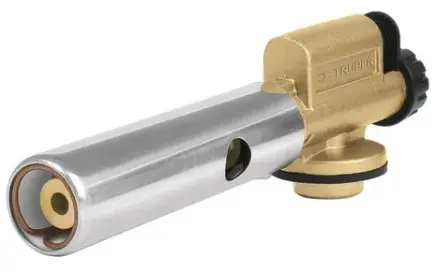 Boquilla con encendido electrónico para lata de gas, válvula roscada, Truper, 11924