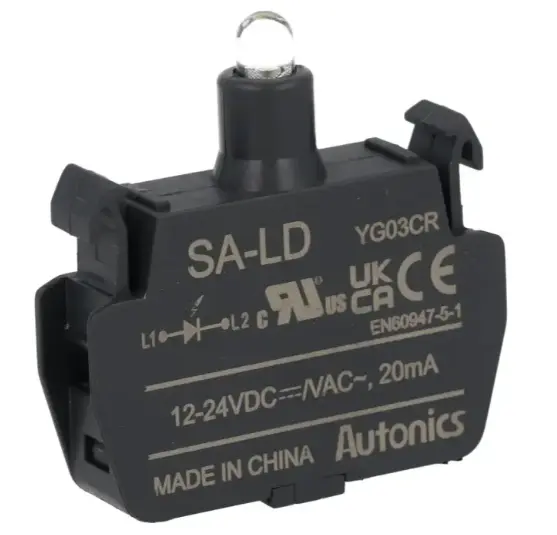  BLOCK DE LED (BLANCO) CA/CD 12-24V NOAPILABLE, MARCA AUTONICS, MODELO SA-LD 