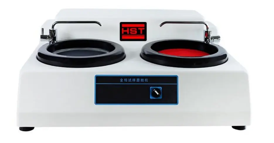 Metallographic Grinding Polishing Machine, HST, MP-2, Desktop, double disc ¢203, speed 450r/min, 600r/min, low noise waterproof motor