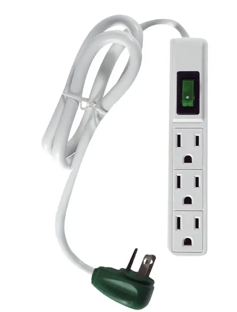 Multicontacto, PerfPower Go Green, ‎GG-13002MS, 3 contactos blanco 