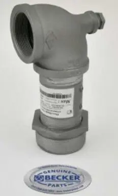 Check Valve Assembly complete with 3⁄4” check valve and all parts necessary to connect to pump and vacuum or pressure gauge