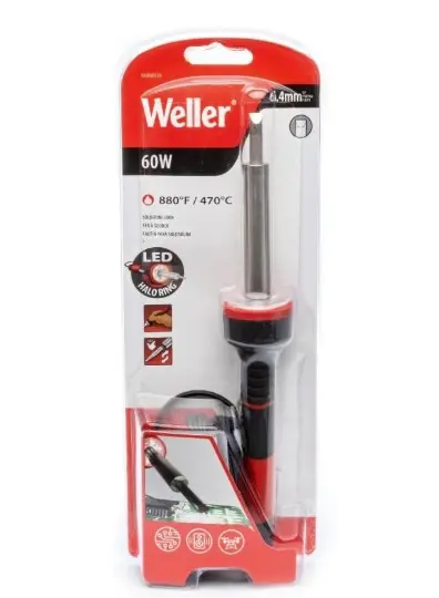 WELLER CAUTIN T.LAPIZ 60W 120V C/LUZ LED HALO R WLIR6012, WELWLIR6012A
