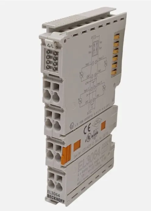 Terminal EtherCAT, entrada analógica de 4 canales, multifunción, ±10 V, ±20 mA, 16 bits, unipolar, 2 ksps