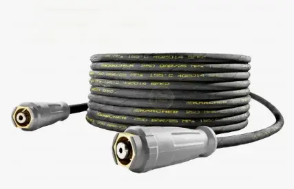 Manguera D Alta Presión Original Kärcher® 2x Easy!lock, 10m Manguera Negra, Conexiones Grises.
