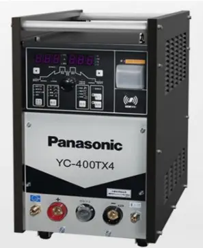 Fully digital controlled DC TIG welding machine, Panasonic, YC-400TX4
