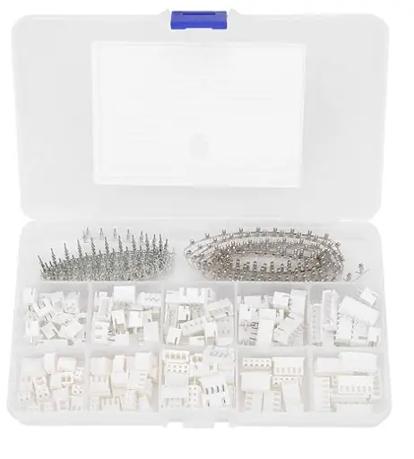 Caja Conector de cable Conector macho y hembra Terminal 2/3/4/5/6PIN con kit de conector JST-XH.