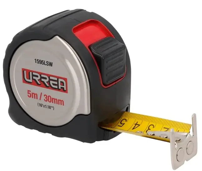 FLEXOMETRO 5MT 30MM ACERO INOX 1595LSW, URR1595LSW, URREA