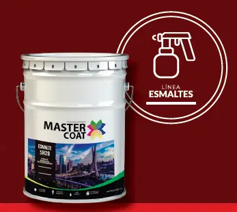 Cubeta de Pintura Esmalte Secado Rápido, Marca Mastercoat, Modelo Esmalte SR28, Color azul, Cubeta de 19L