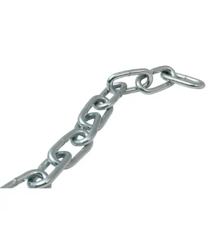 Cadena Galvanizada, Marca Fiero, 3/16 Gr-30 Soporta 218kg (10 mts.)