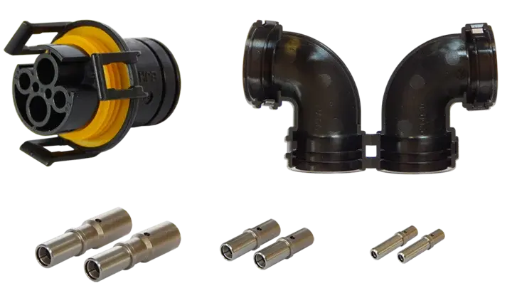 Kit Conector ISOBUS (IBRC), ISO 11783-2, Marca Erich Jaeger, Modelo 251266, 4 Pines 12V 