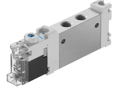 Festo VUVG-LK10-M52-AT-M7-1H2L-S Electroválvula, M7, función 52, accionada por resorte, 24 V CC (8042547)