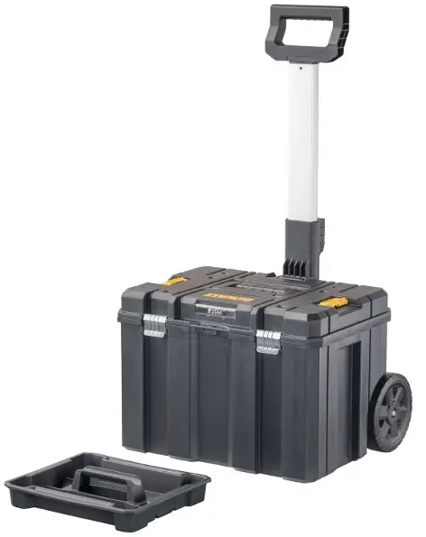 TSTAK Caja de almacenamiento con ruedas, DEWALT, DWST17820