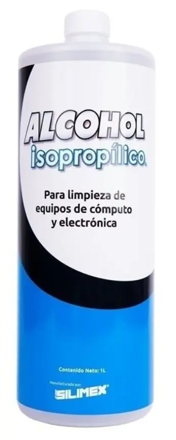 Alcohol Isopropílico, Silimex, ALCOHOLISO1000, para Limpieza de PC´s y Electrónica, 1 Litro