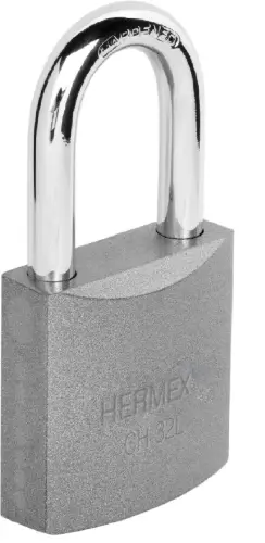 candado de hierro hermex 43793 32mm de largo en caja maestreado 