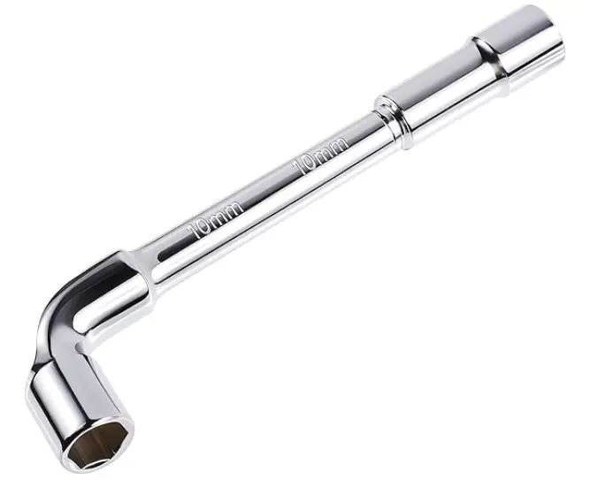 Llave hexagonal métrica L de 10 mm, carcasa de doble cabeza en ángulo, hexagonal abierta de 6 puntos, llave hexagonal abierta en forma de L, llaves hexagonales abiertas en ángulo para