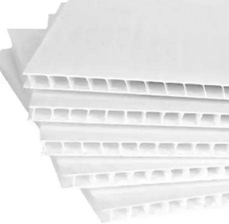 LAMINA DE COROPLAST CORRUGADO BLANCO 4 MM DE GROSOR, MEDIDAS 1.22 X 2.44 MTS