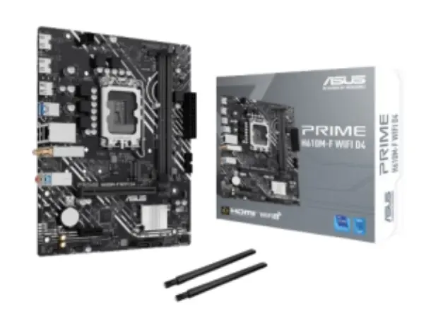 Tarjeta Madre ASUS PRIME PRIME H610M-F WIFI D4, Micro-ATX, LGA 1700, Intel H610, 64GB DDR4, HDMI para Intel.