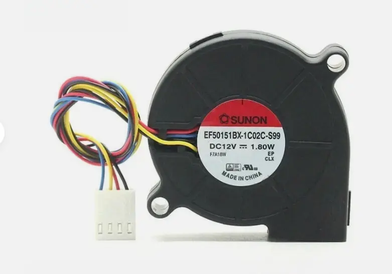 Ventilador turbo de 4 hilos Sunon EF50151BX-1C02C-S99 12V 1.80W 5015 1 PIEZA-