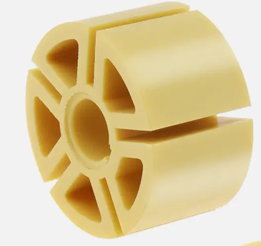 Juego de paletas y rotor para lijadora neumática, 5 pulgadas, accesorios pulidora- color amarillo.