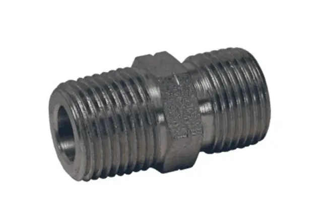 Conector macho NPT-BSP 1/4, Parker, Acero