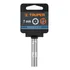 Dado largo, TRUPER, 13201, 1/4" x 7" Acero