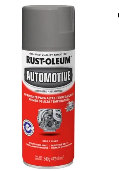 Pintura Rust-Oleum Automotive Alta Temperatura Gris 340g