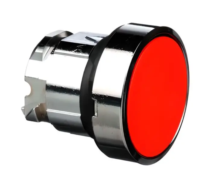 Cabeza de pulsador, Schneider Electric, rasante, rojo. ZB4BA4 
