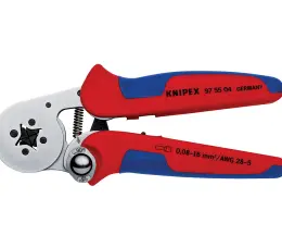 Pinza Ponchadora KNIPEX Autoajustable # 97 55 04 SB 