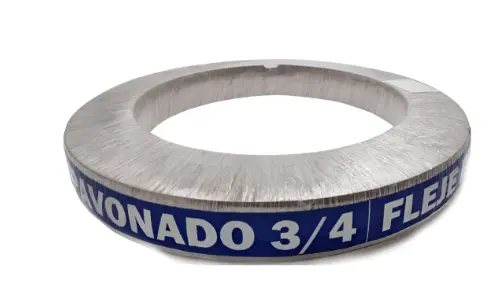 Fleje De Acero Pavonado 3/4 C.023 42 Kgs - 1 Rollo.