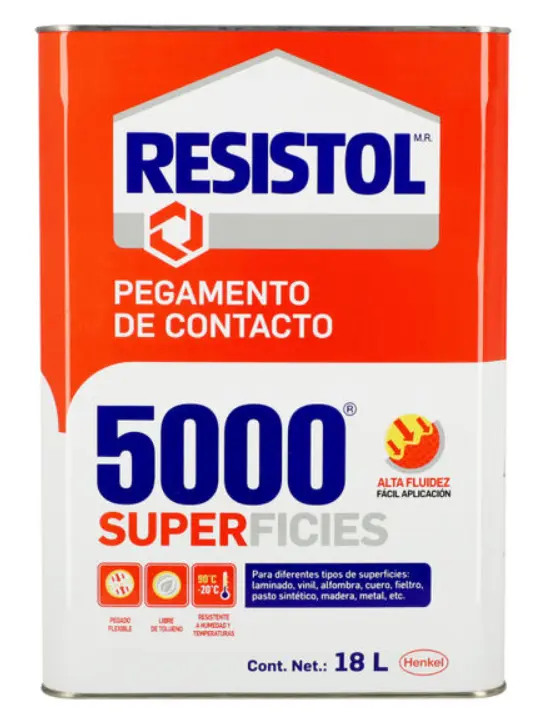 Resistol 5000 Superficies, 18 litros.
