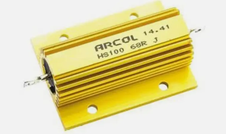 ARCOL HS100 68R J HS100 resistencia cableada, 68R 100W.