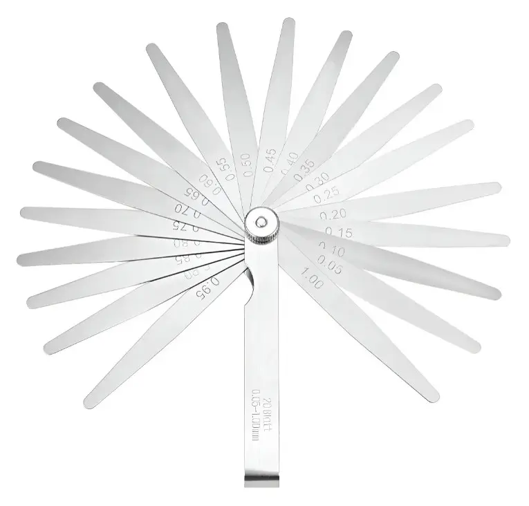 Calibrador de Lainas, Tools, 20-051, 20 Hojas de 0.05 - 1.00mm x Largo de cada Hoja de 100mm